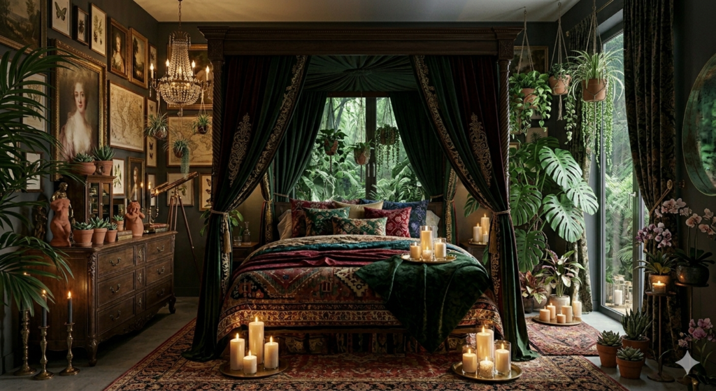 Plant loving bedroom style