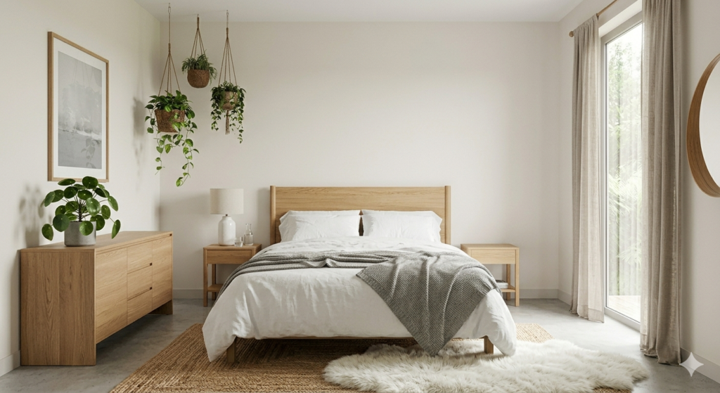 Scandi style bedroom
